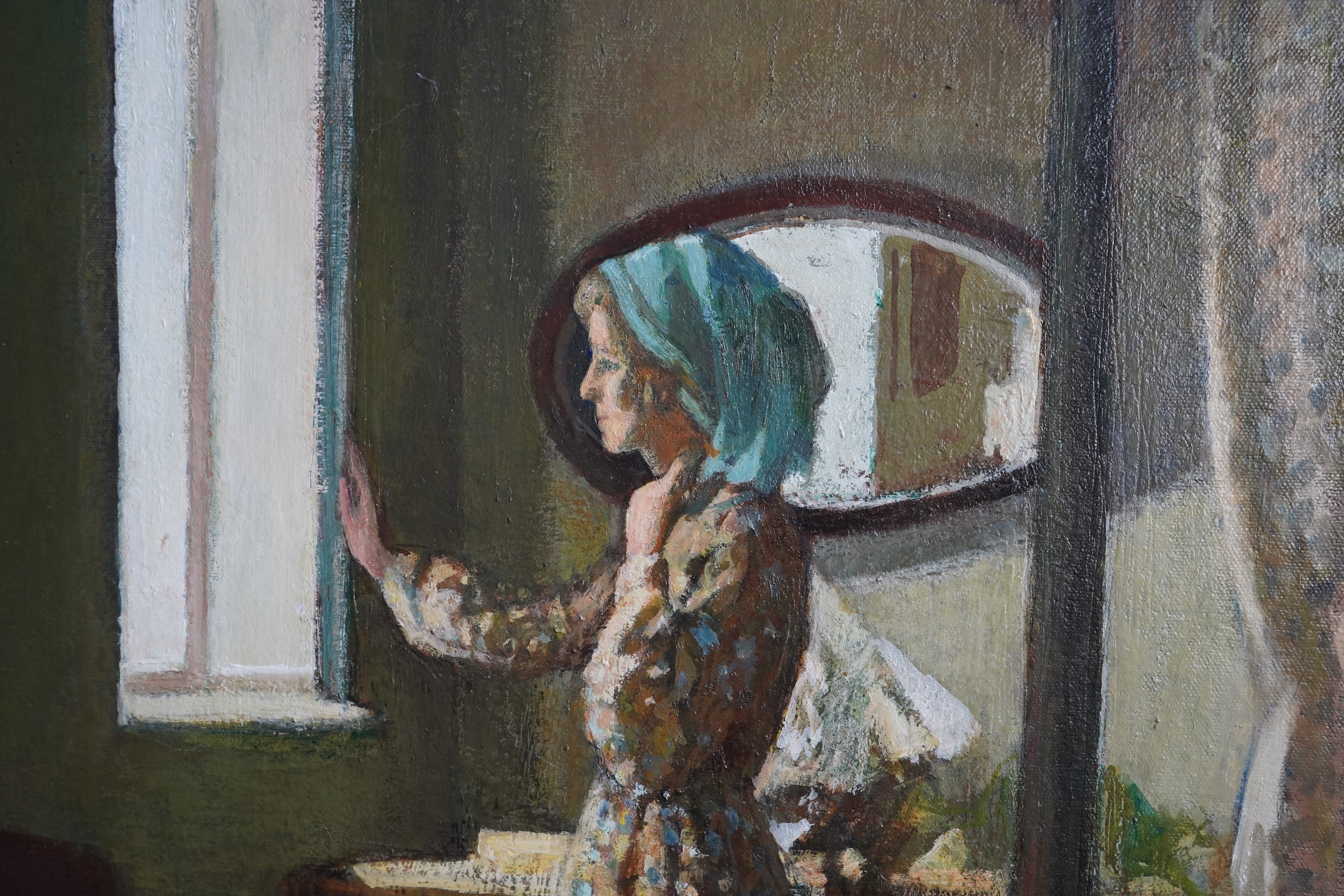 Charles James McCall, 1907-1989, 'Janet at the Window'